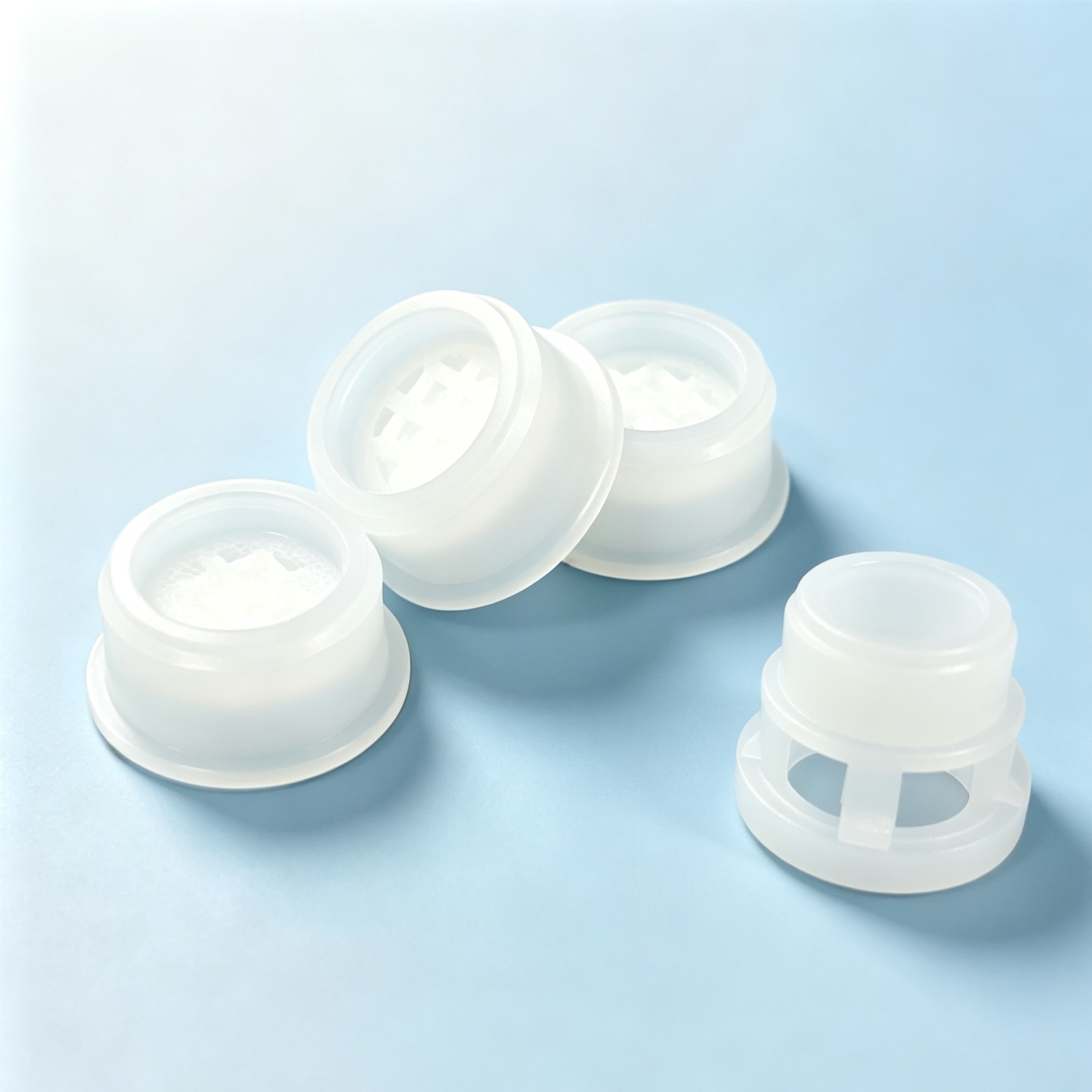 D17 Press-Fit ePTFE Vent Plug D17 ePTFE vent plug structure detail