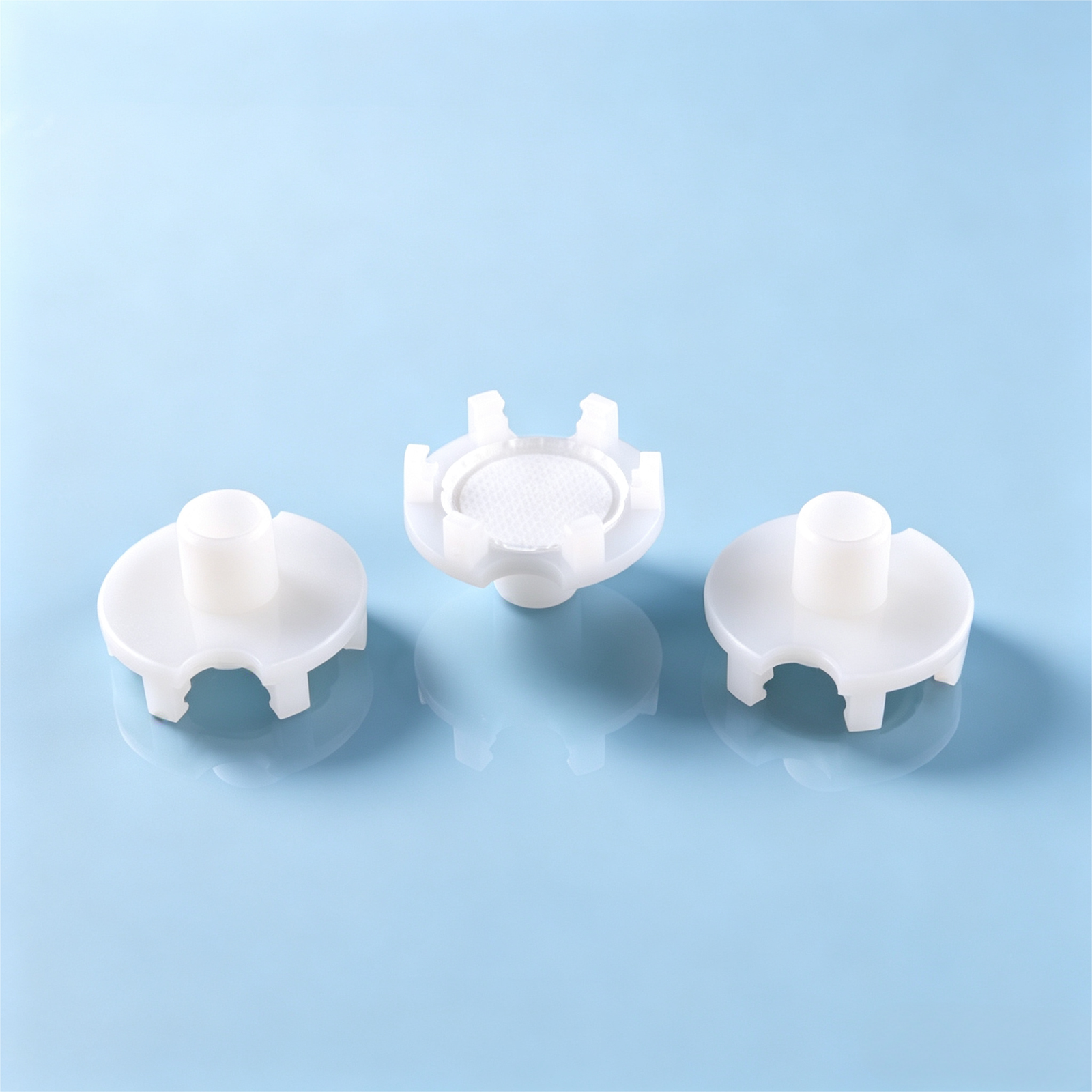 D17 Press-Fit ePTFE Vent Plug D38 Drum ePTFE Vent Plug