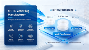 ePTFE vent plug manufacturer waterproof breathable membrane solution