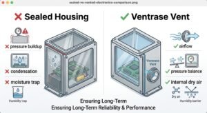Electronics Comparison between sealed and vented electronics enclosure
